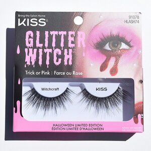 4/$20 KISS Glitter Witch Halloween Eyelashes 14mm - Witchcraft
